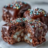 Chocolate Covered Rice Krispy Treats
