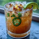 Refreshing Pineapple Jalapeño Agua Fresca, a perfect cool Mexican beverage.