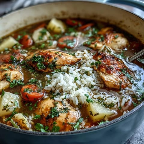 Easy Chicken Rice Soup #98