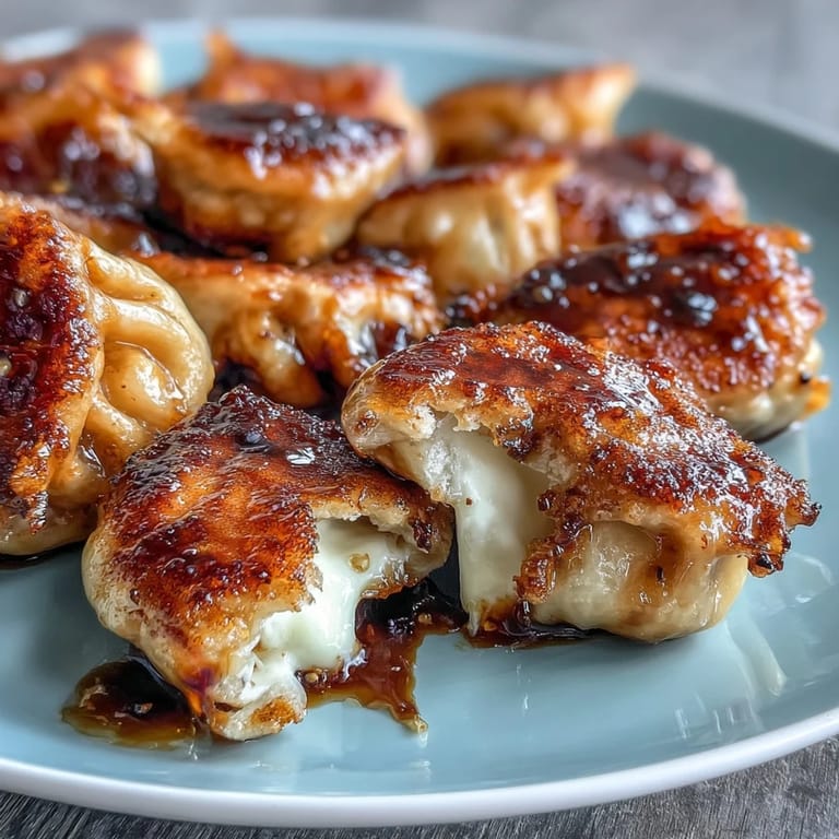 Steam rises from a warm platter of Chīzu Imomochi, served ready to eat alongside a dipping sauce and fresh scallions.